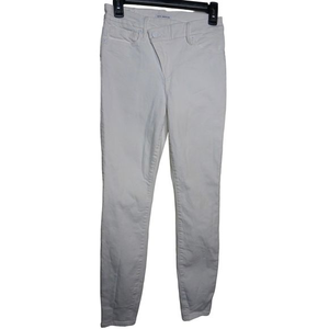 Good American‎ Good Legs Ultimate Skinny White Denim Jeans Sz 4 Cross Over Waist